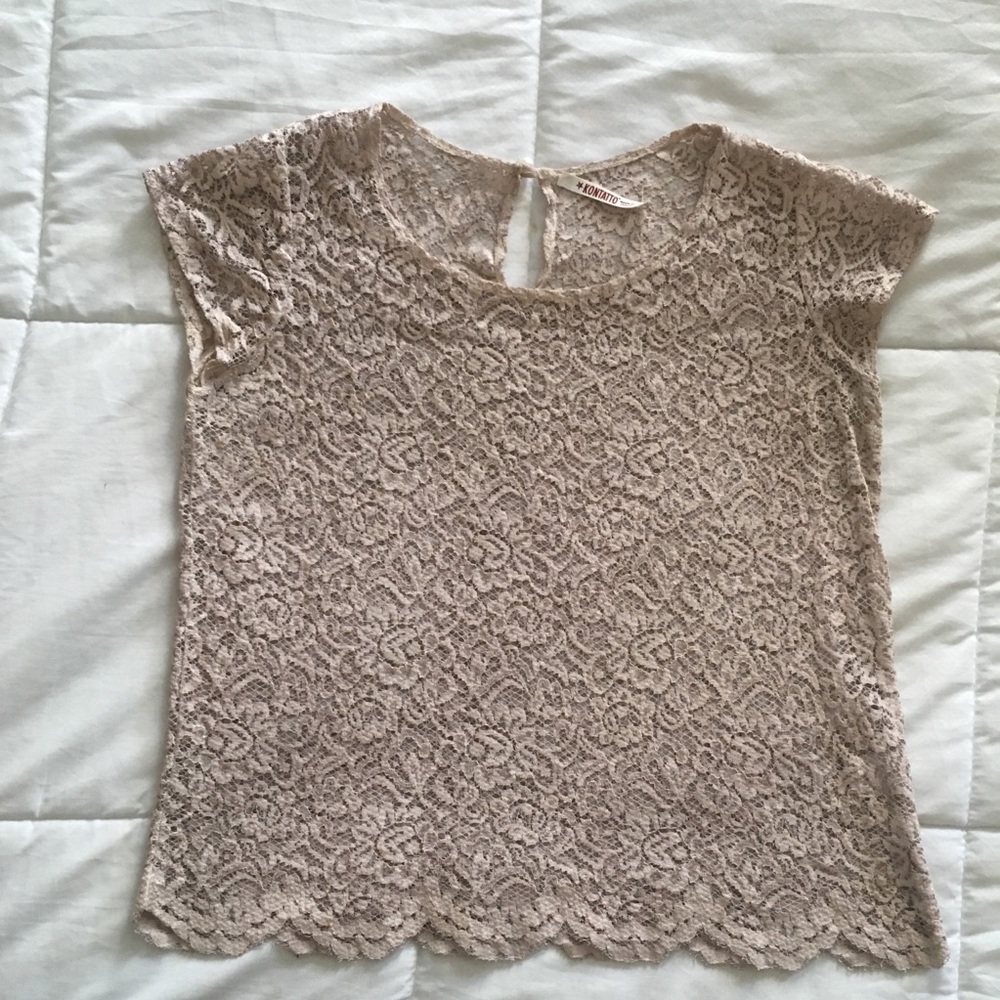 Kontatto Lace Top